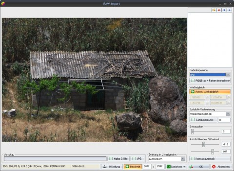 FixFoto 3.0 - Rohdatenmodul
